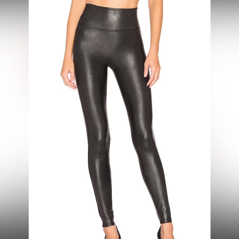 Spanx Faux Leather Leggings XS perfect condition